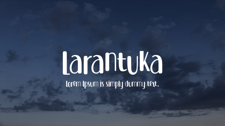 Larantuka Font