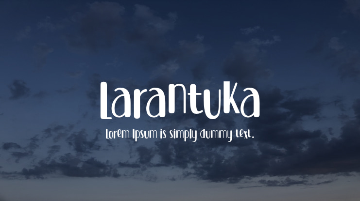 Larantuka Font