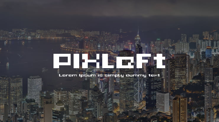 PIXleft_5 Font