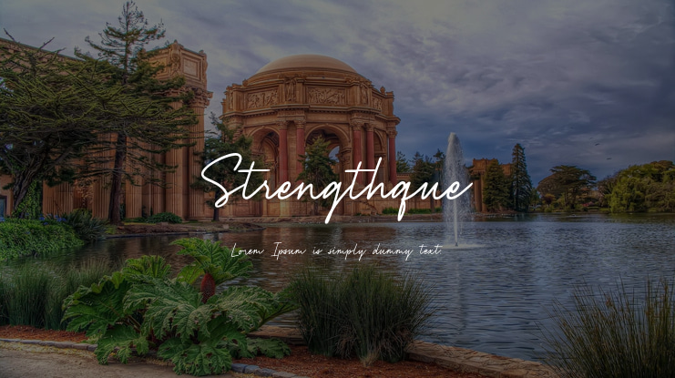 Strengthque Font