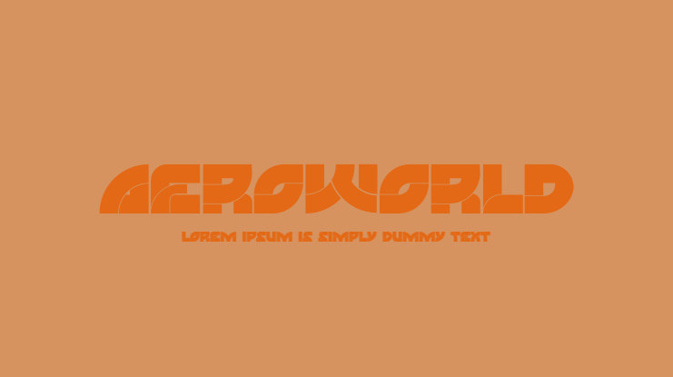 Aeroworld Font