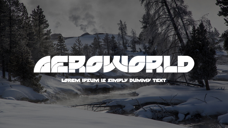 Aeroworld Font