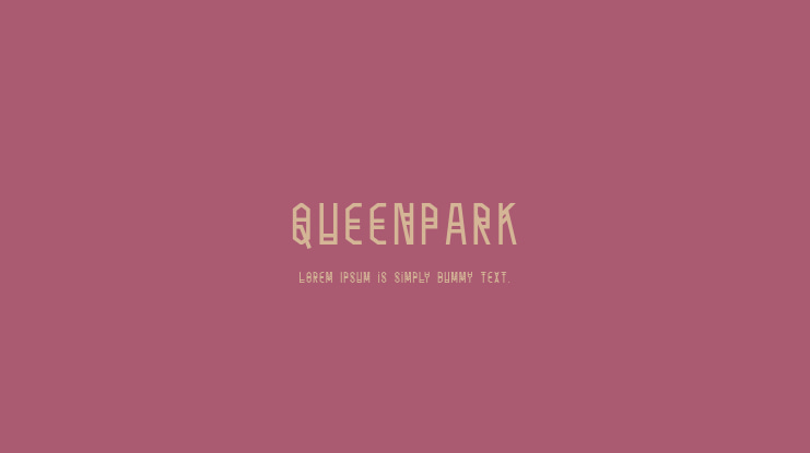 QueenPark Font