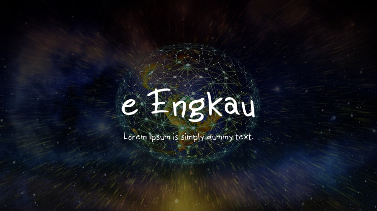 e Engkau Font
