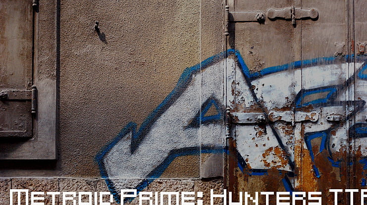 Metroid Prime Hunters Font