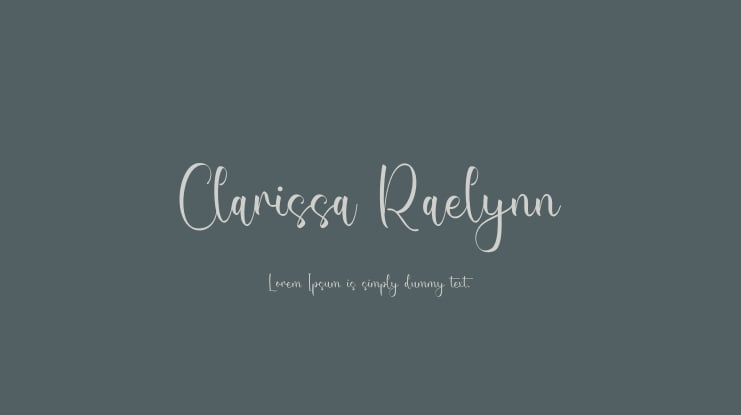 Clarissa Raelynn Font