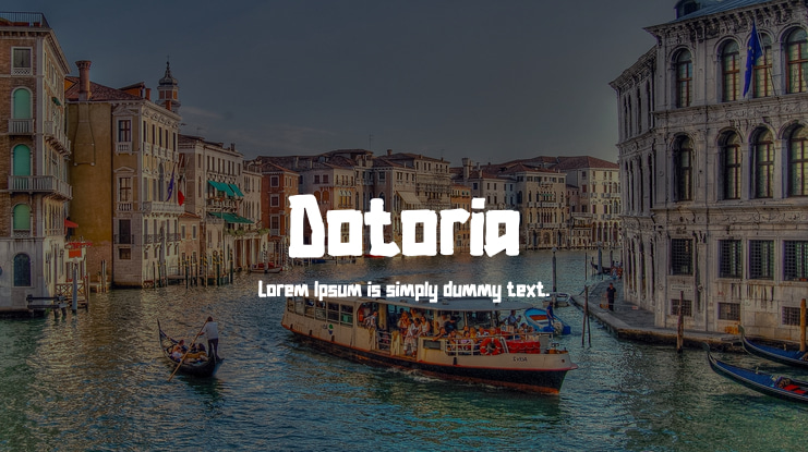 Dotoria Font
