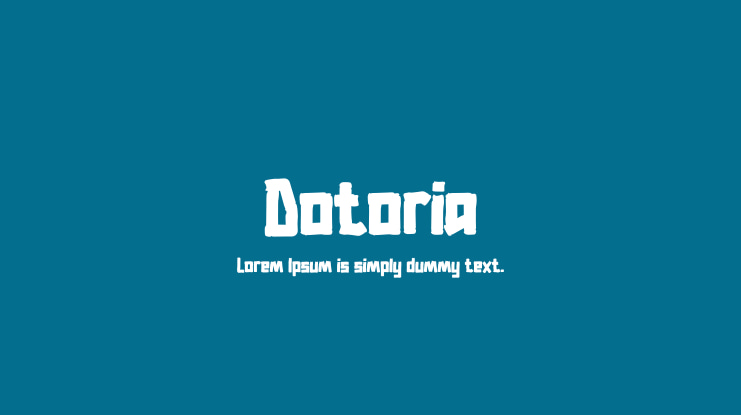Dotoria Font