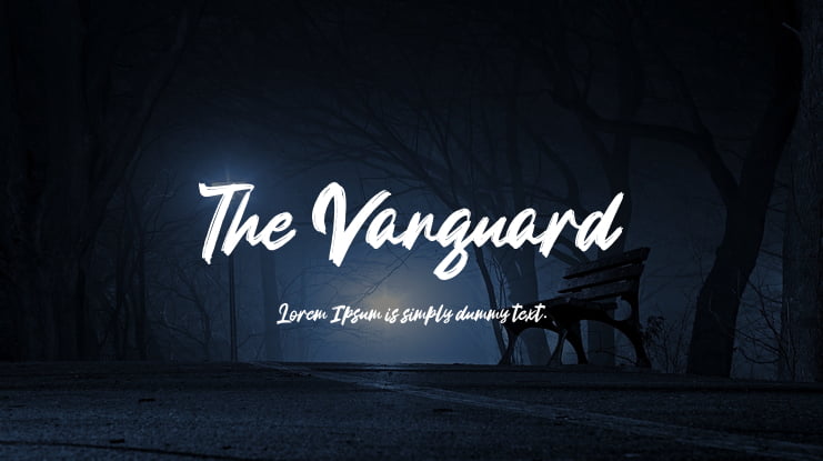 The Vanguard Font