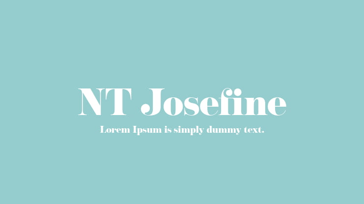 NT Josefine Font