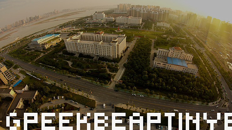 Greek Bear Tiny E Font