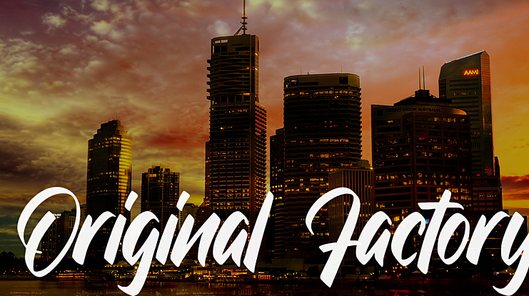 Original Factory Font