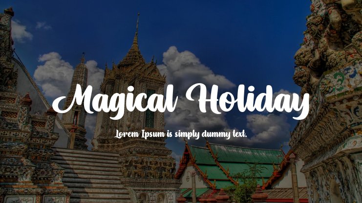 Magical Holiday Font