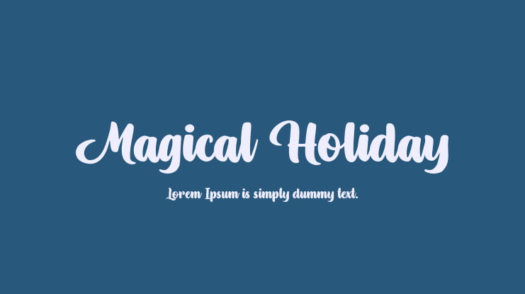 Magical Holiday Font