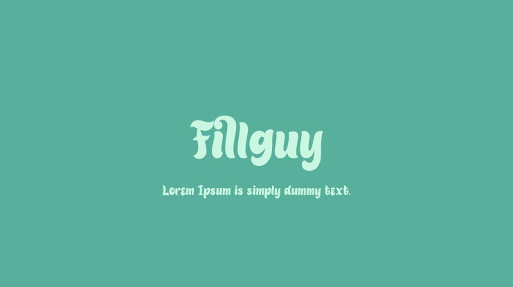 Fillguy Font