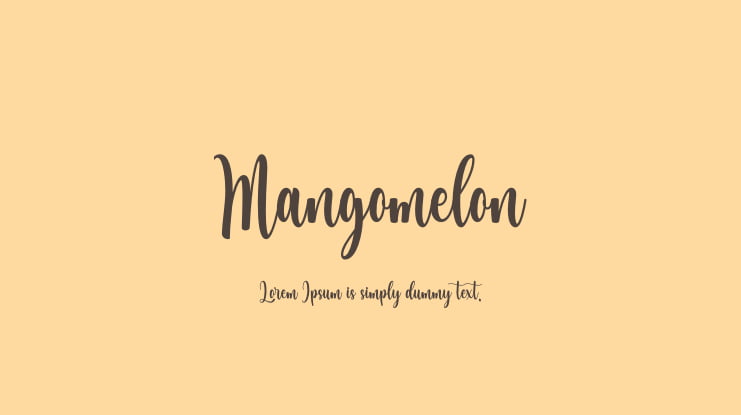 Mangomelon Font Family