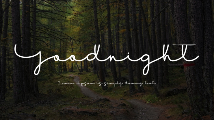 Goodnight Font Family