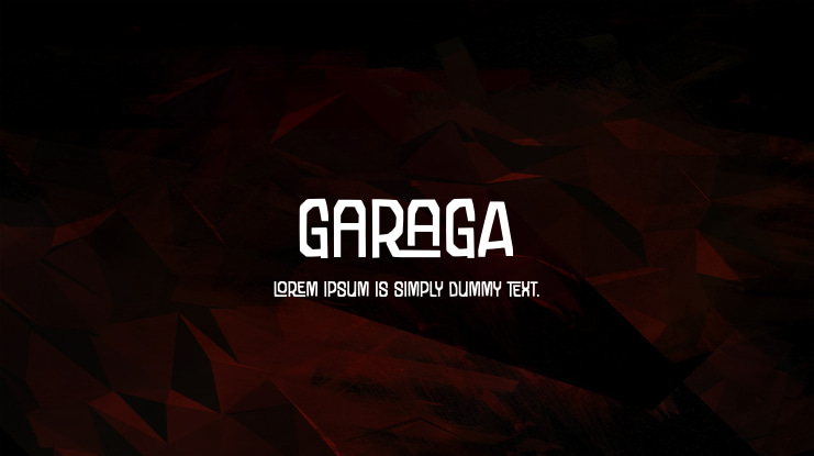 Garaga Font