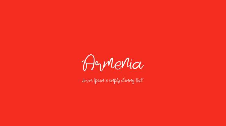 Armenia Font