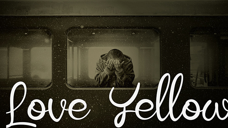 Love Yellow Font