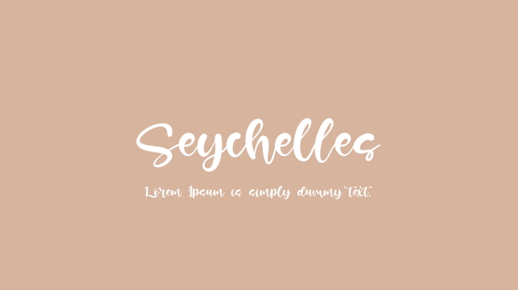 Seychelles Font