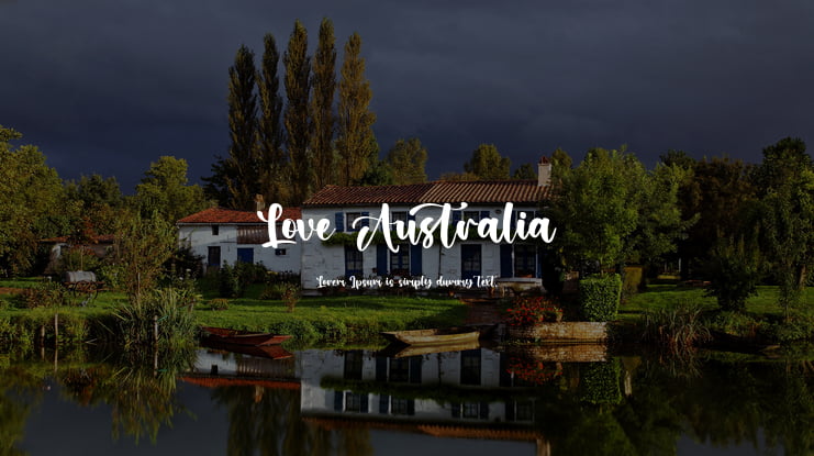 Love Australia Font
