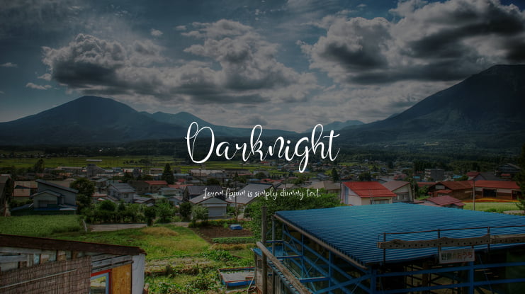 Darknight Font