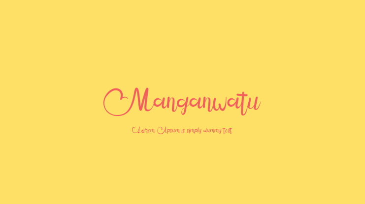 Manganwatu Font