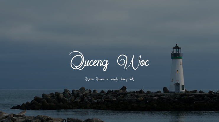 Quceng Woc Font