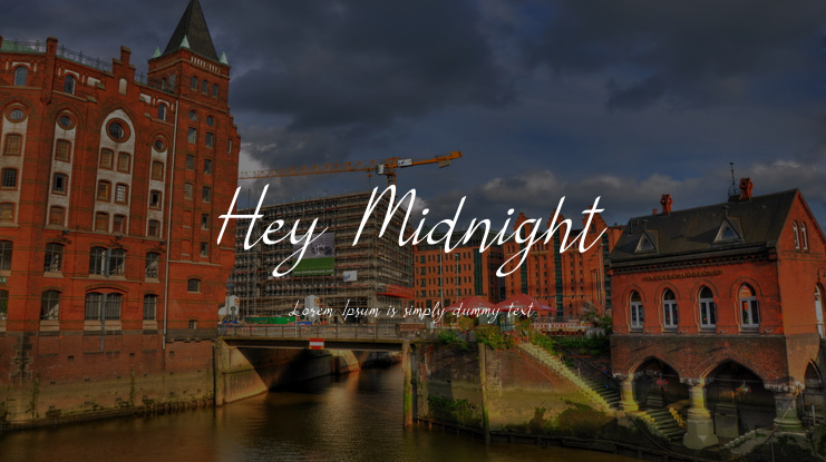 Hey Midnight Font
