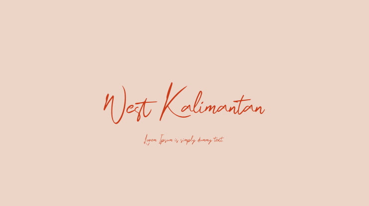 West Kalimantan Font