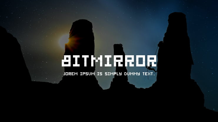 BitMirror Font
