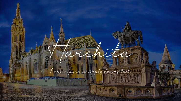 Harshita Font