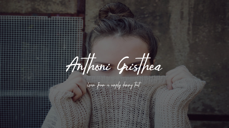 Anthoni Gristhea Font