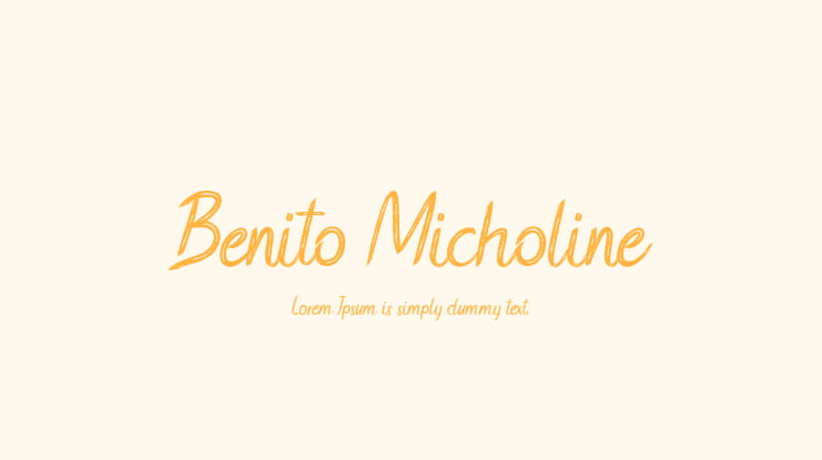 Benito Micholine Font