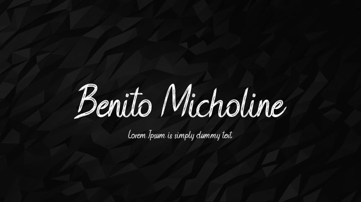 Benito Micholine Font