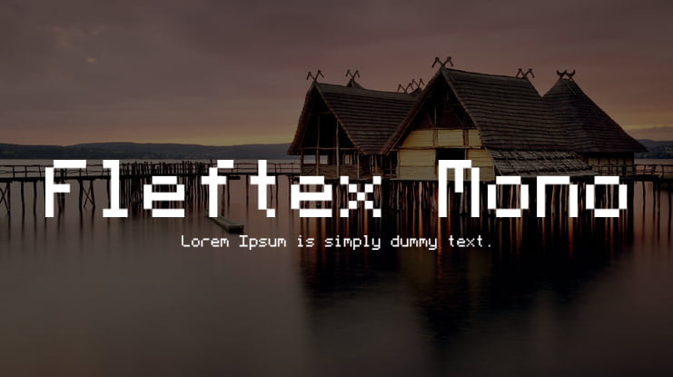 Fleftex Mono Font