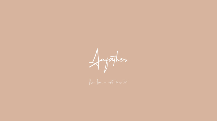 Anfather Font