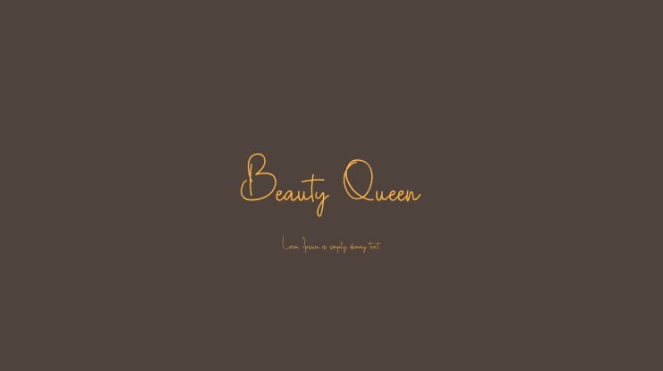 Beauty Queen Font