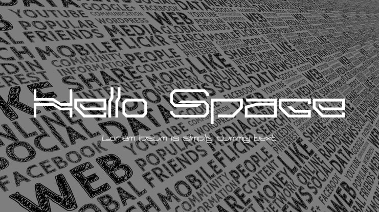 Hello Space Font