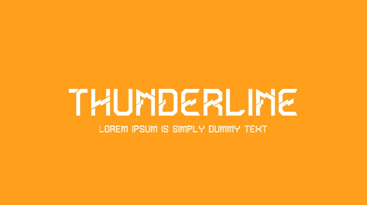 Thunderline Font