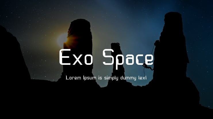 Exo Space Font