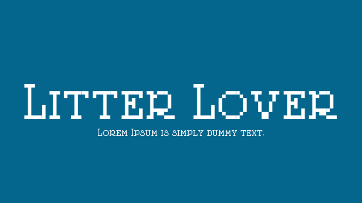 Litter Lover Font