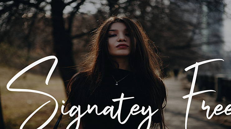 Signatey Free Font Family