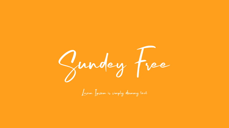 Sundey Free Font Family