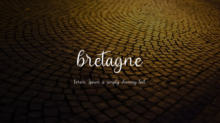 bretagne Font