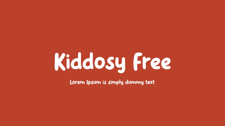 Kiddosy Free Font Family