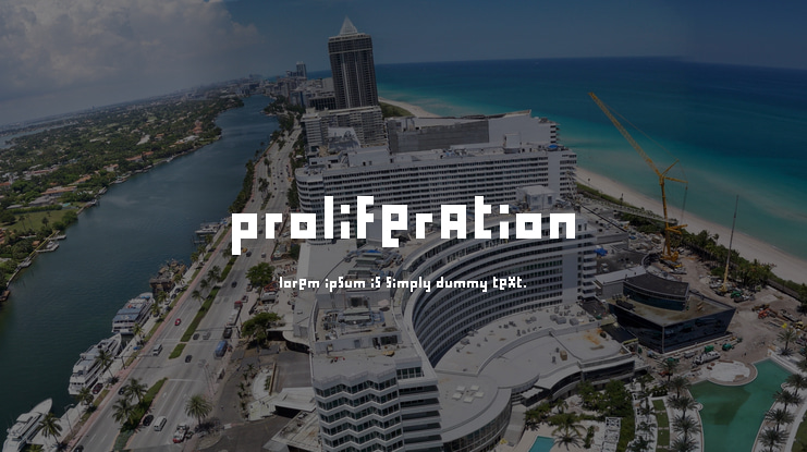 Proliferation Font