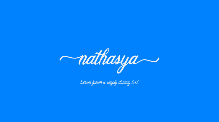 nathasya Font