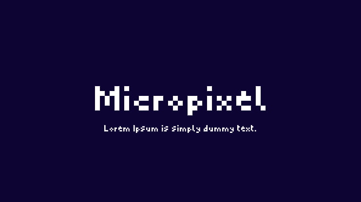 Micropixel Font